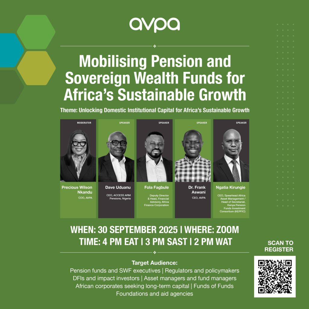 Mobilising Pension and Sovereign Wealth Funds for Africa’s Sustainable Growth.