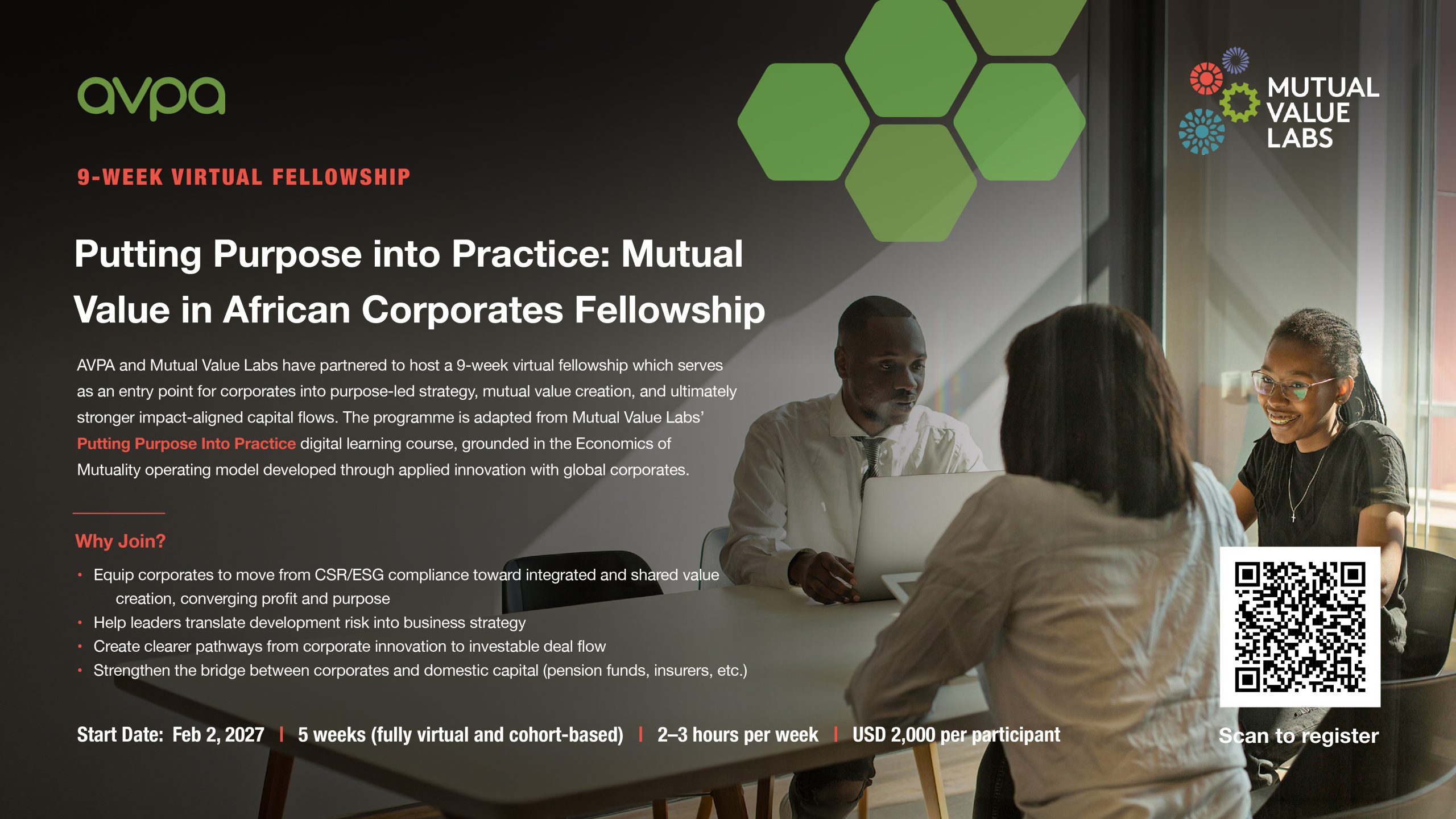 Putting Purpose into Practice: Mutual Value in African Corporates Fellowship