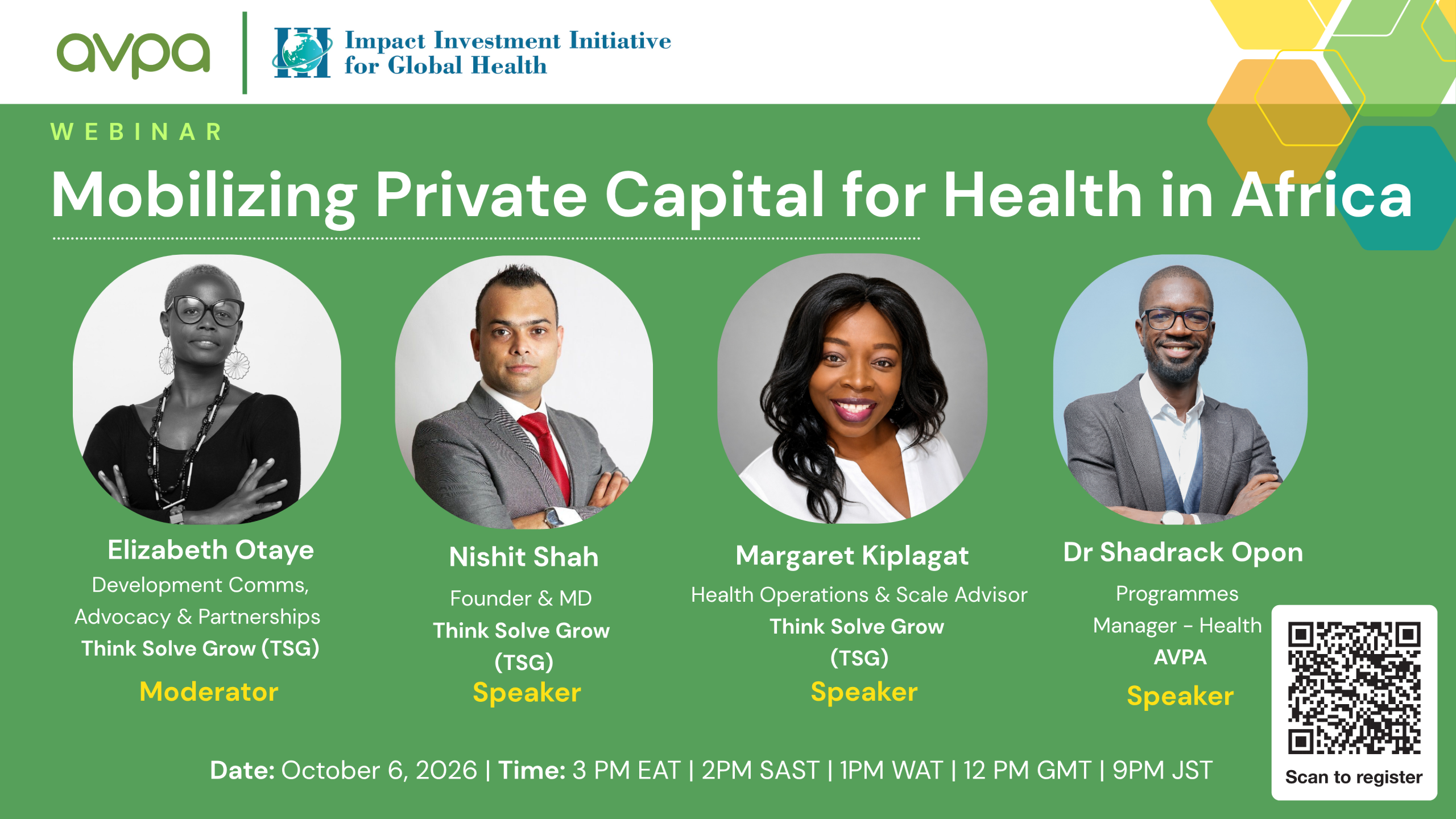 Webinar: Mobilizing Private Capital for Health in Africa